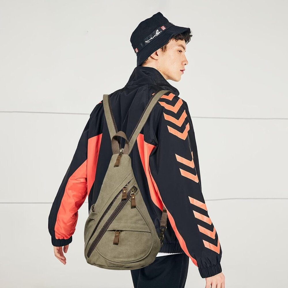 Versatile Small Crossbody Backpack With Hidden An… - image 2